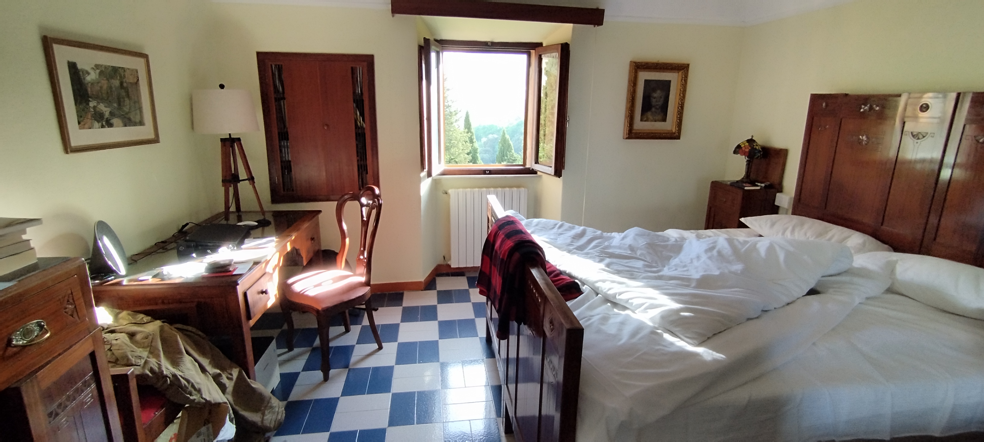 Mein Schlafzimmer in Volterra